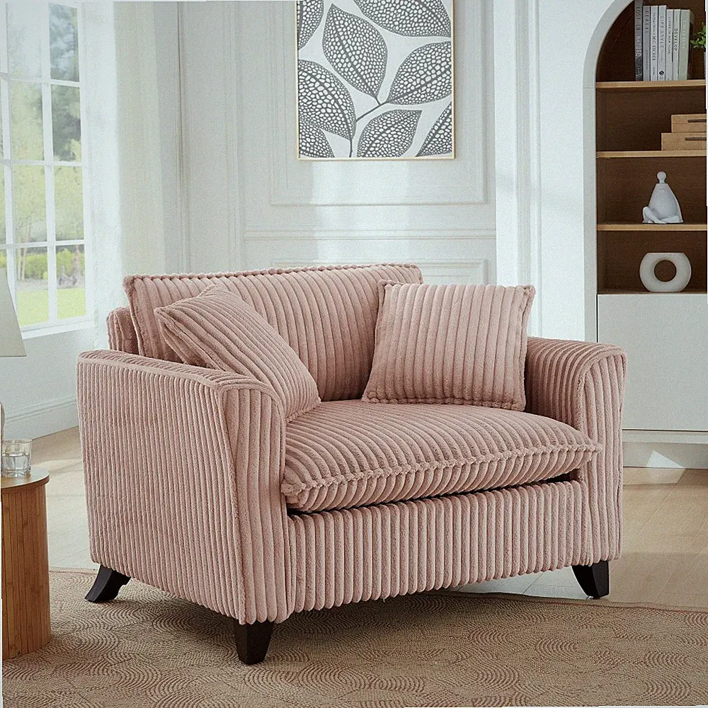 Recliner Chair with Backrest, Soft Cushion, and Armrests