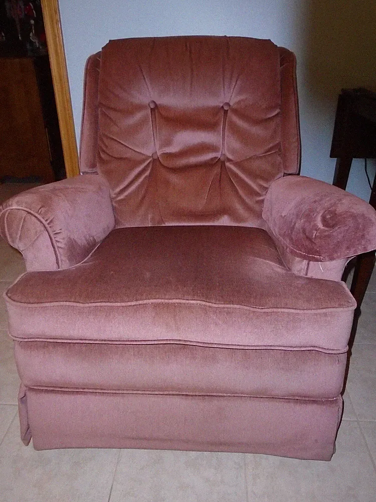 Rose Color Recliners - Set of 2